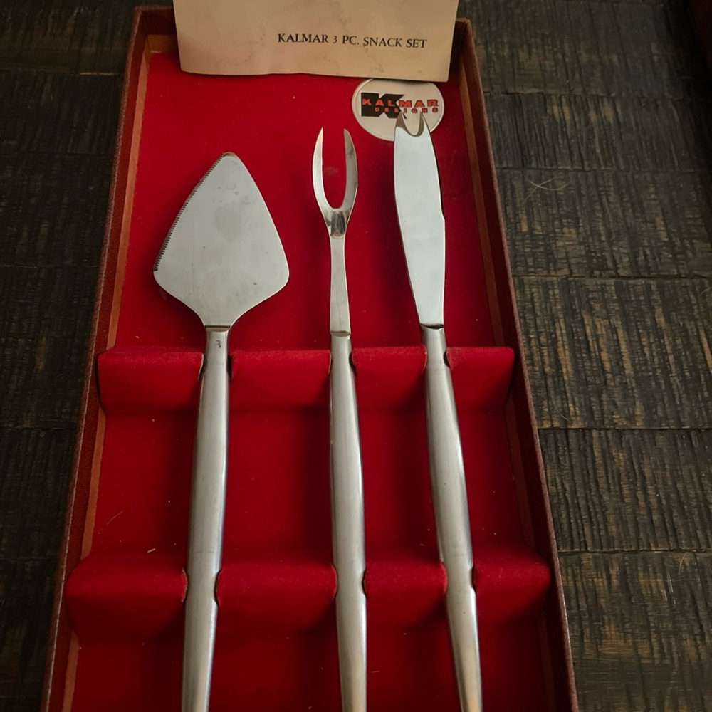 Kalmar 3-Piece Stainless steel Snack Set